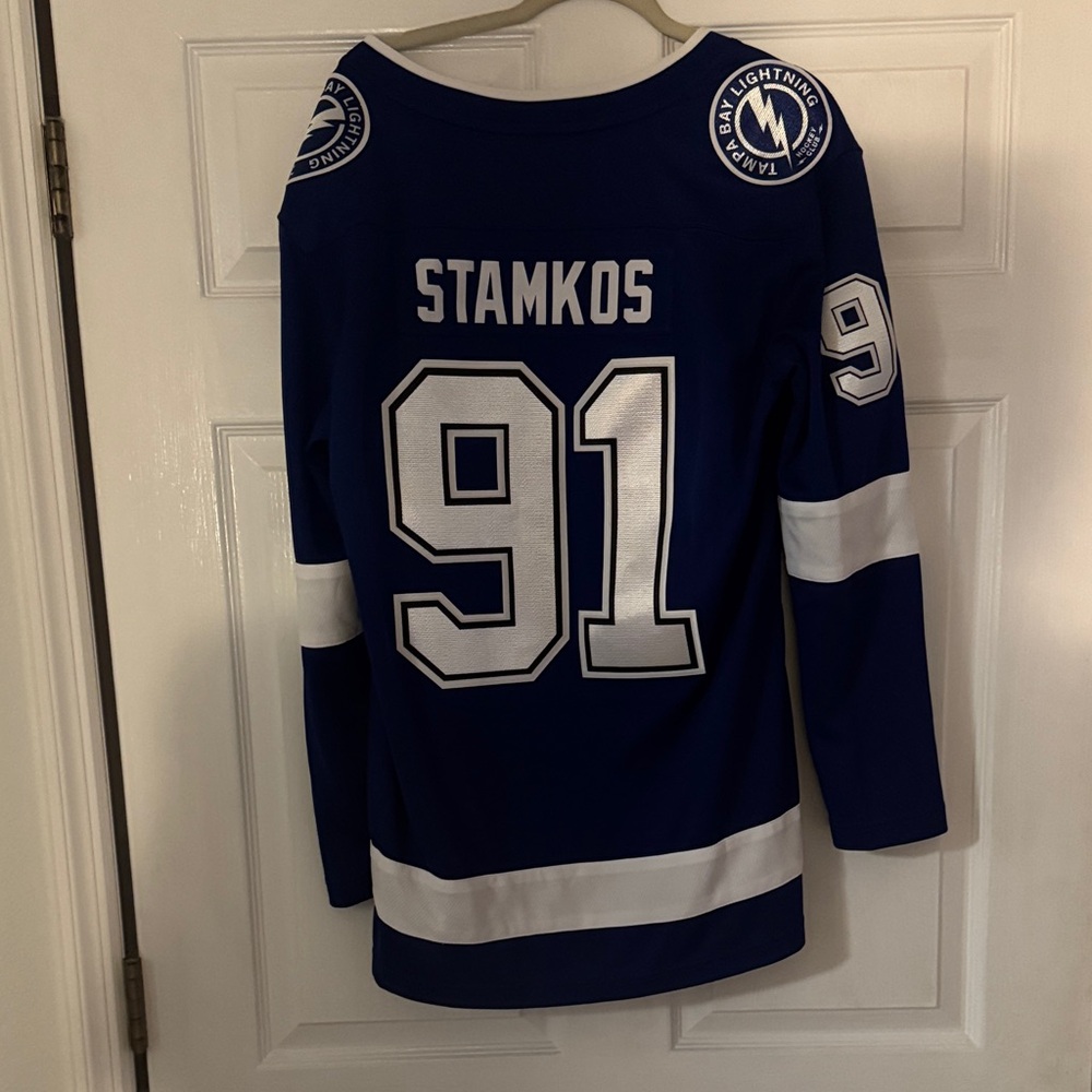 Fanatics Blue and White Lightning Jersey